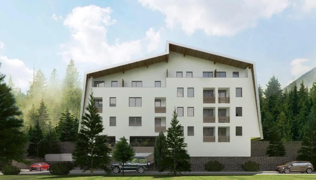 Mountain residential and leisure building