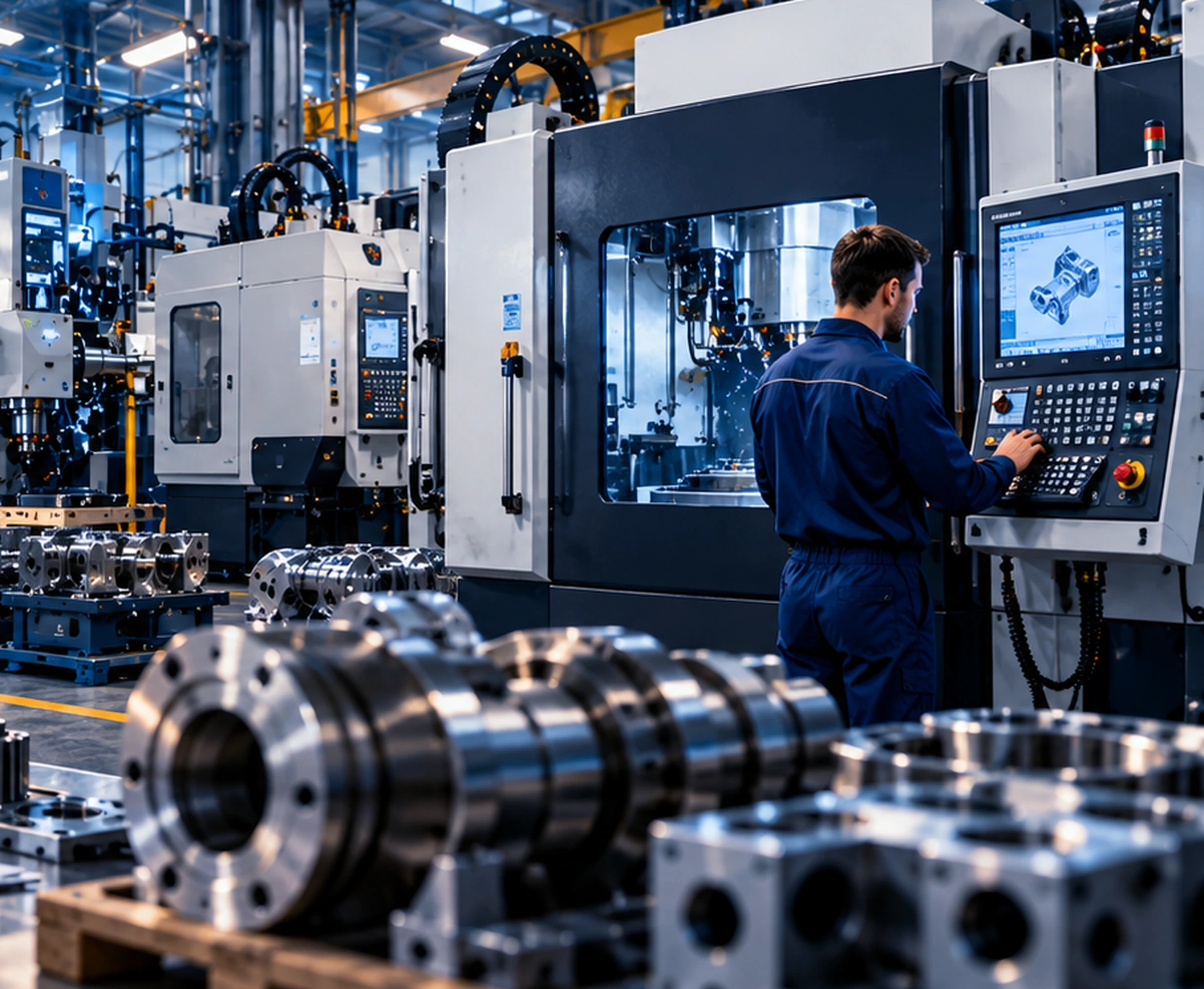 Industrial facility and machinery