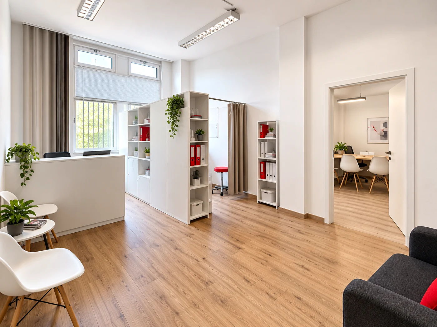 Business office without people