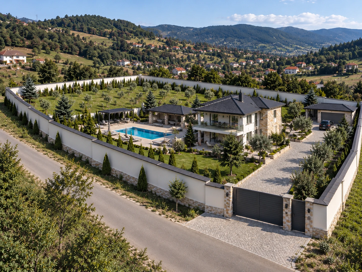 Family villa and landscaped estate, Bosnia and Herzegovina